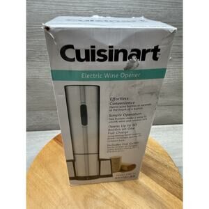 Cuisinart CWO-25 Electric Wine Opener Stainless Steel Charging Base